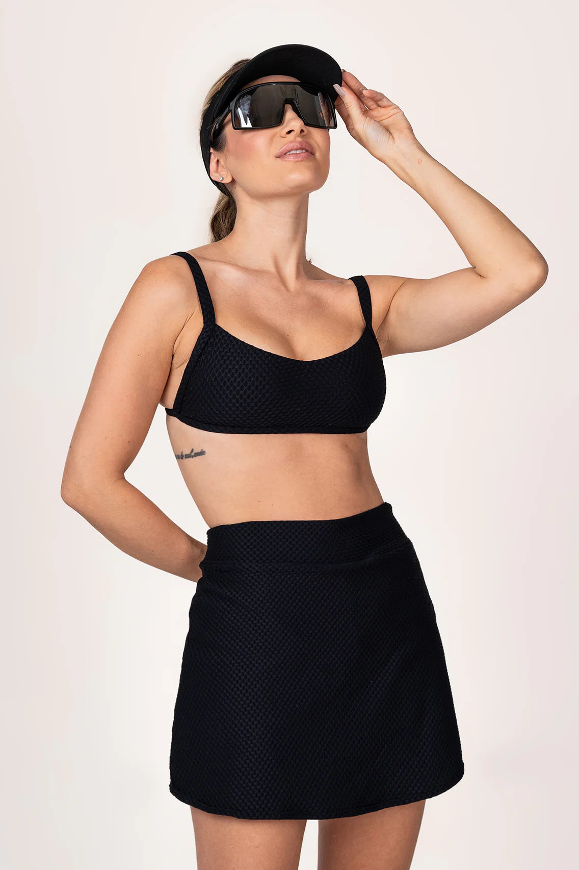 Conjunto Beach Tênis Amora - Preto 1